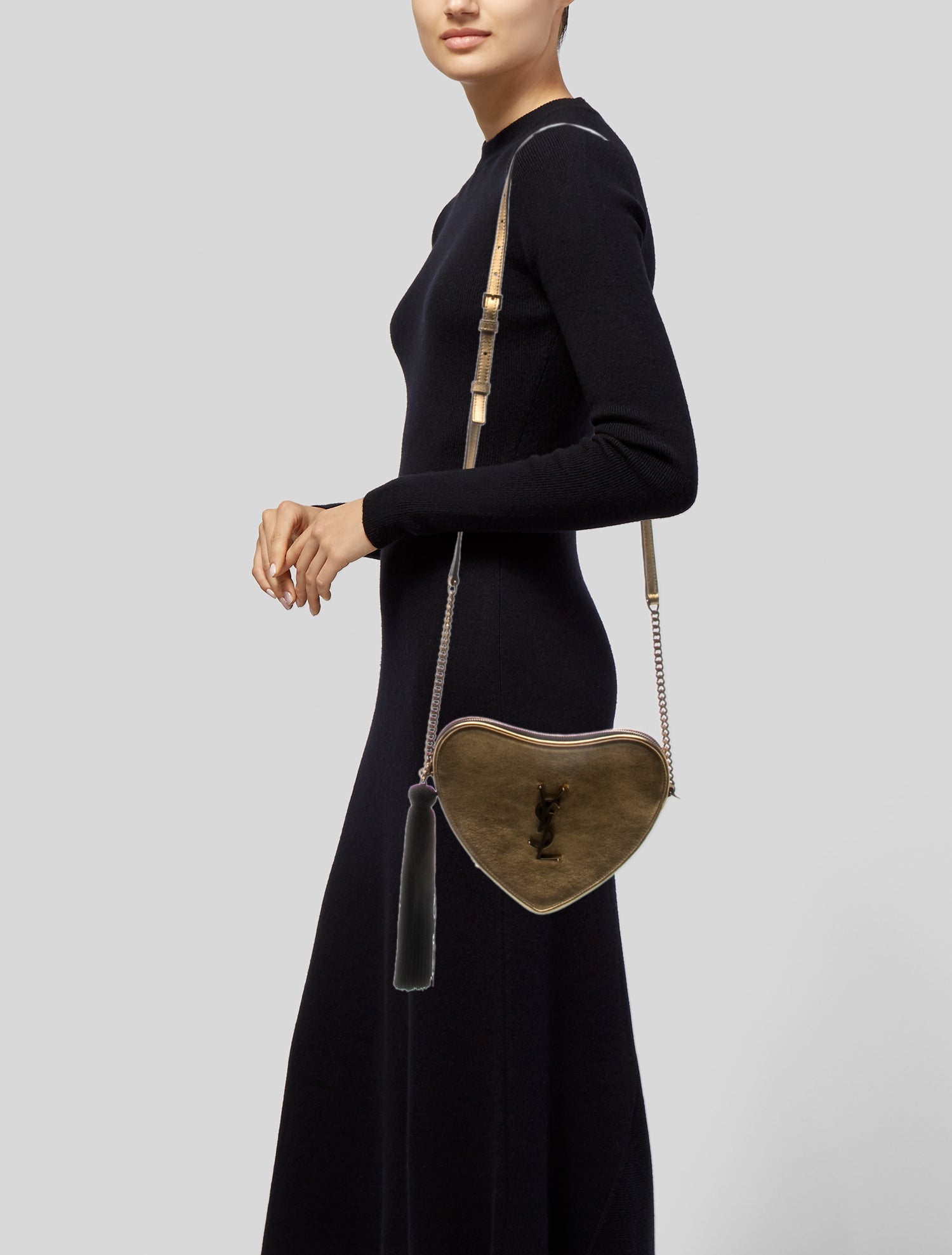 Saint Laurent Leather Crossbody Bag