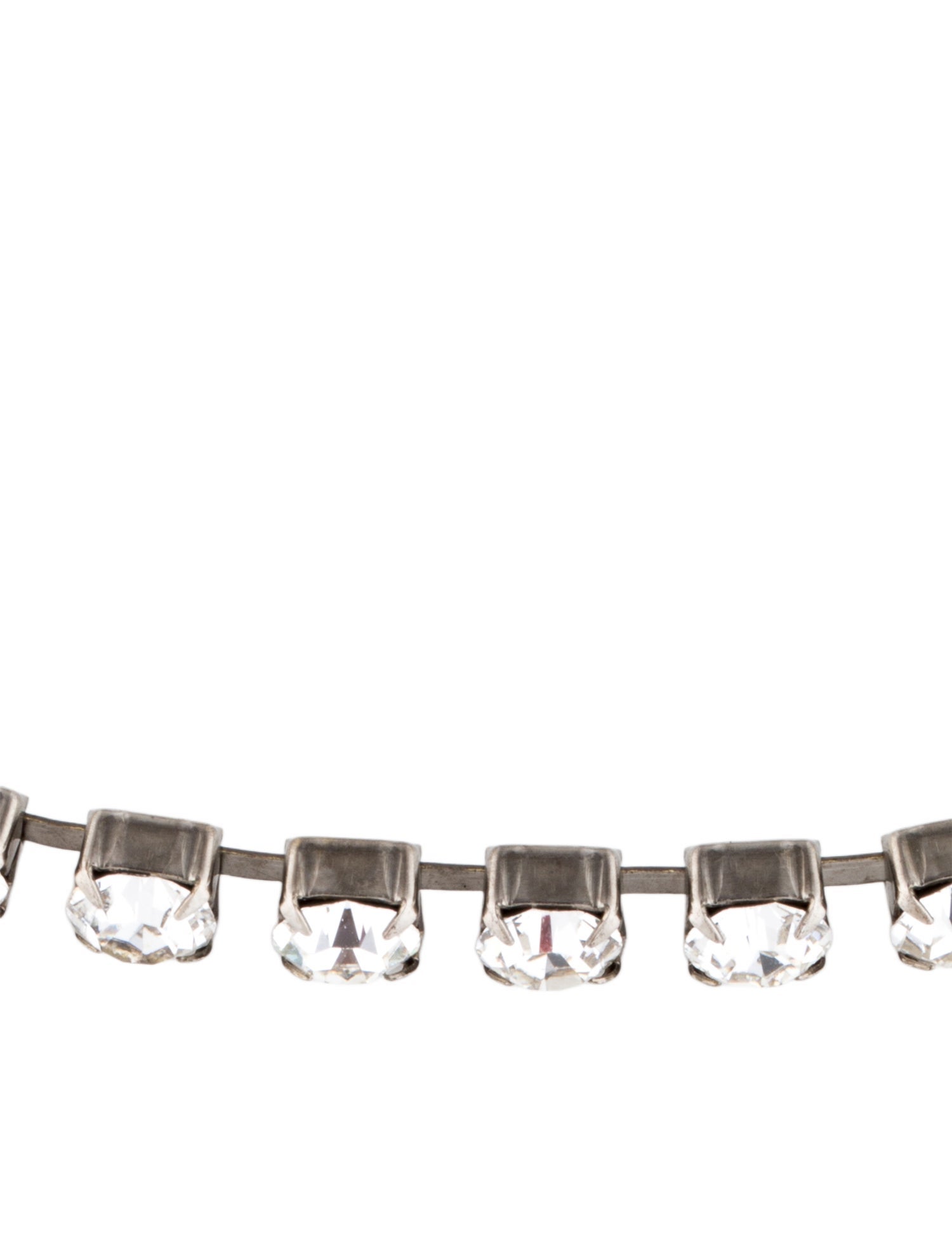 Saint Laurent Crystal-Embellished Anklet