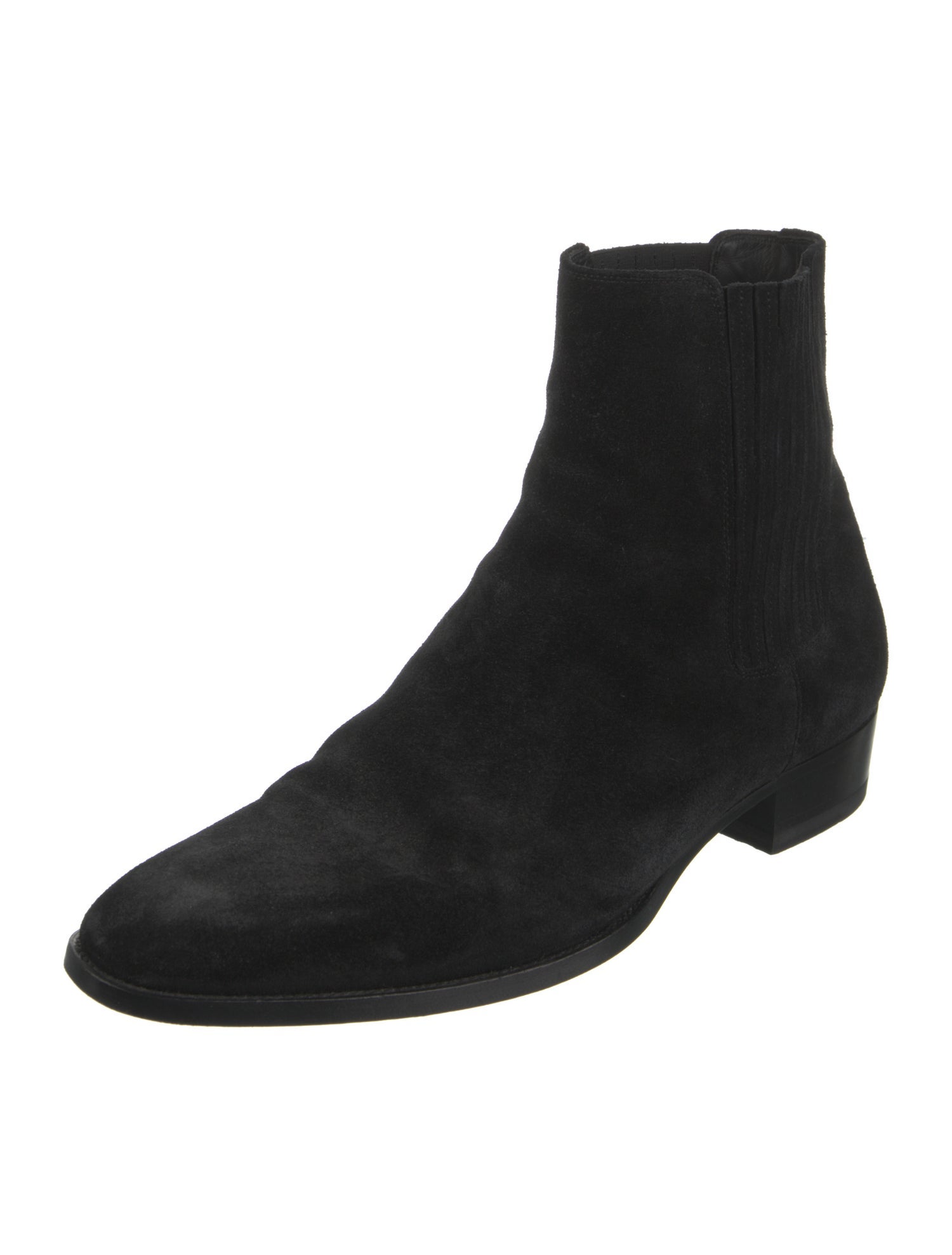 Saint Laurent Suede Chelsea Boots