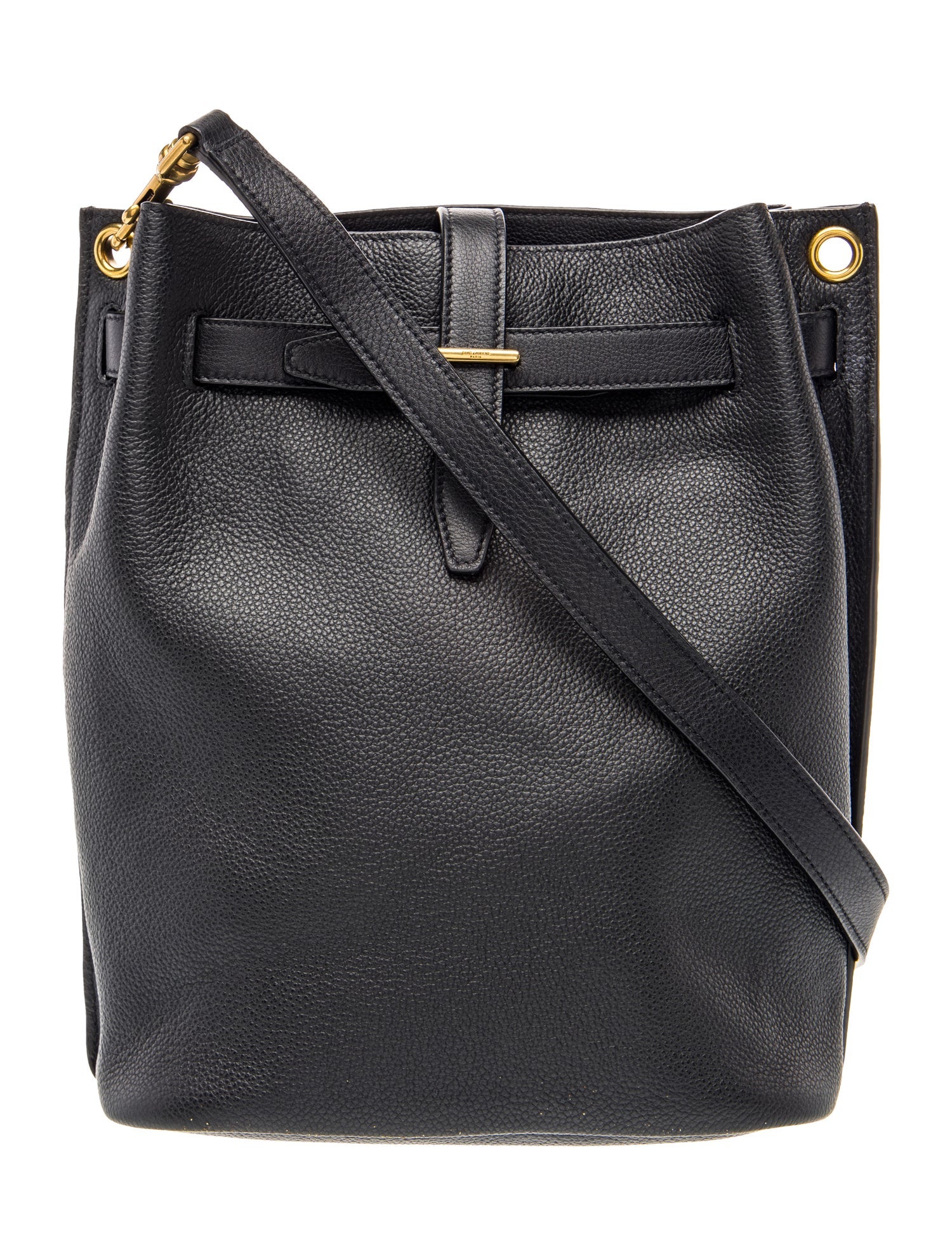 Saint Laurent Leather Bucket Bag
