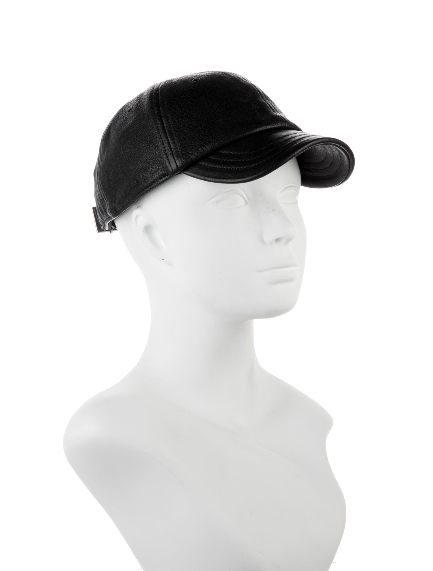 Saint Laurent Leather Baseball Cap w/Tags