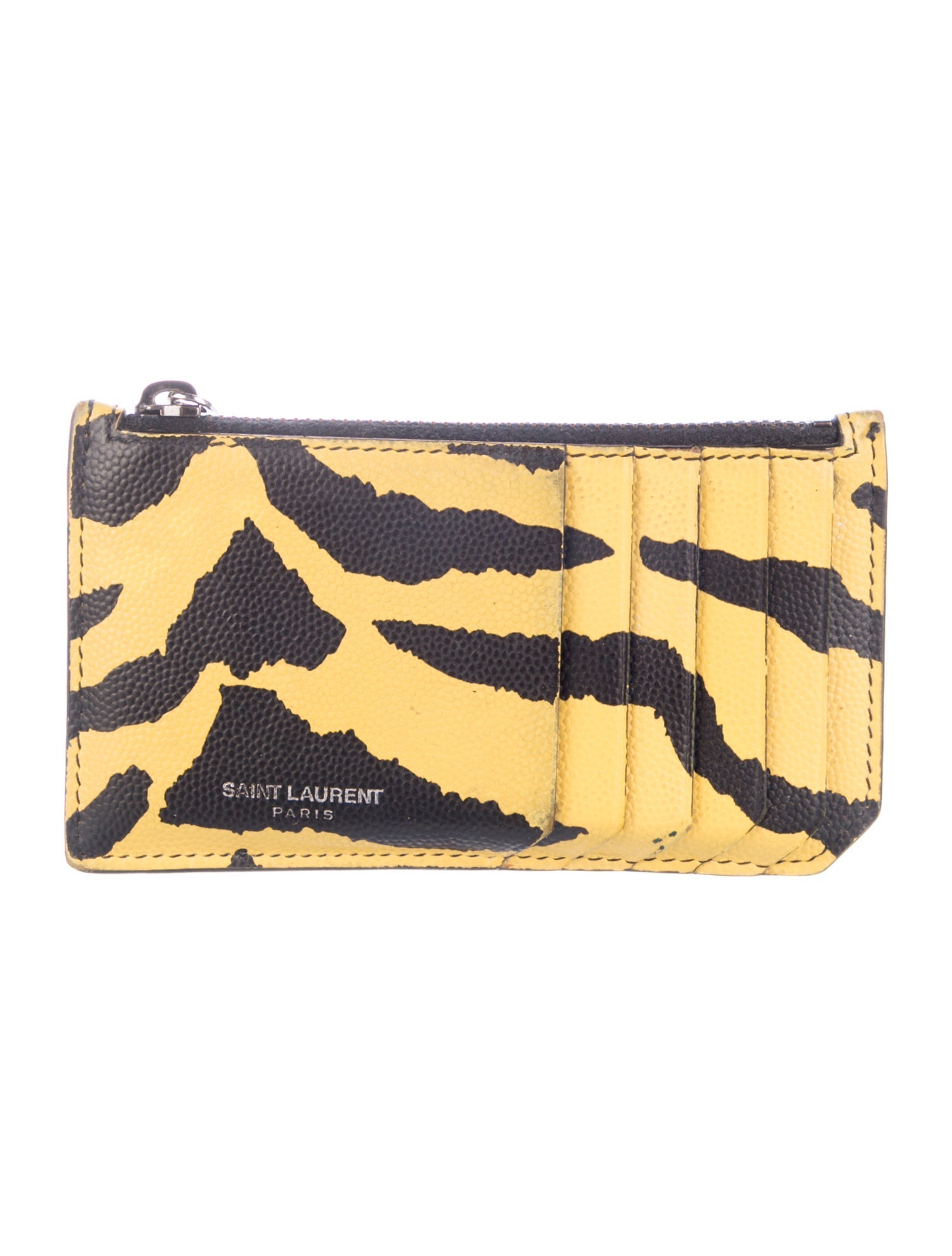 Saint Laurent Leather Printed Wallet