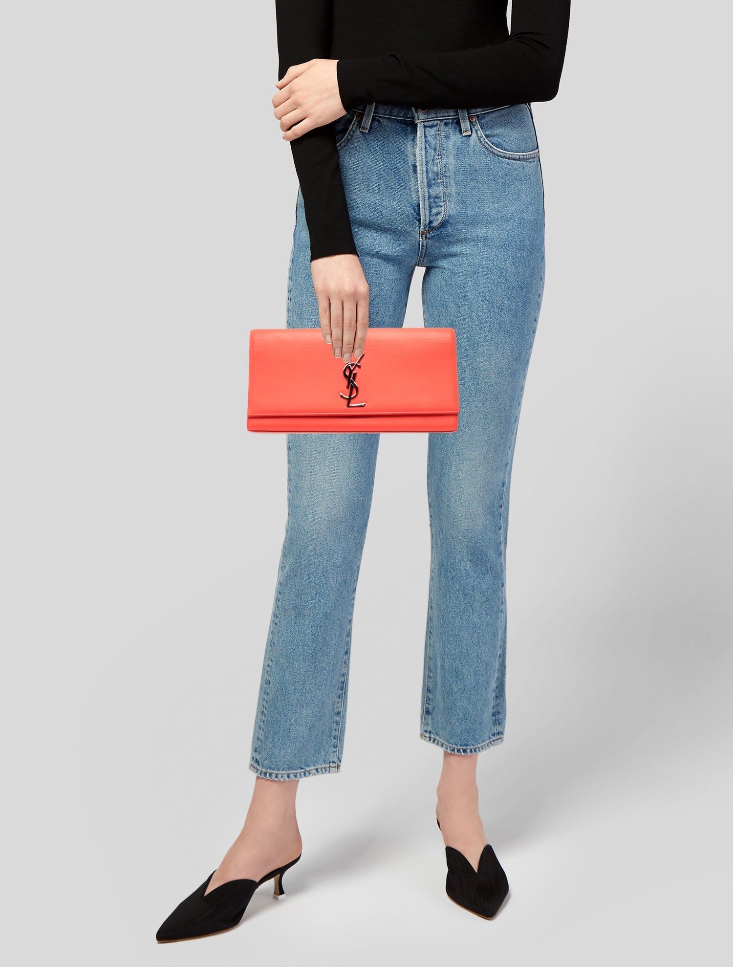 Saint Laurent Leather Cassandre