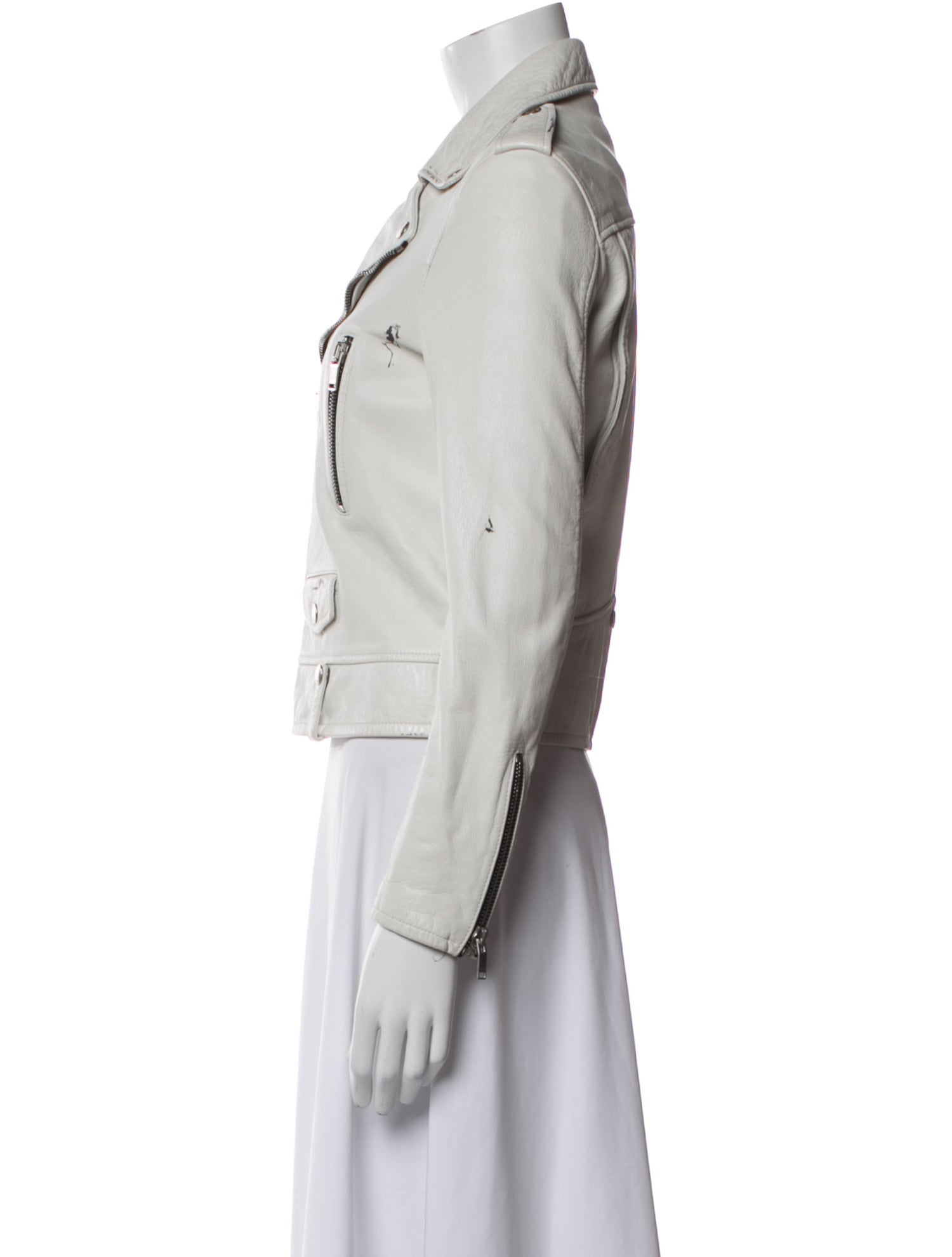 Saint Laurent 2015 Painted Biker Jacket