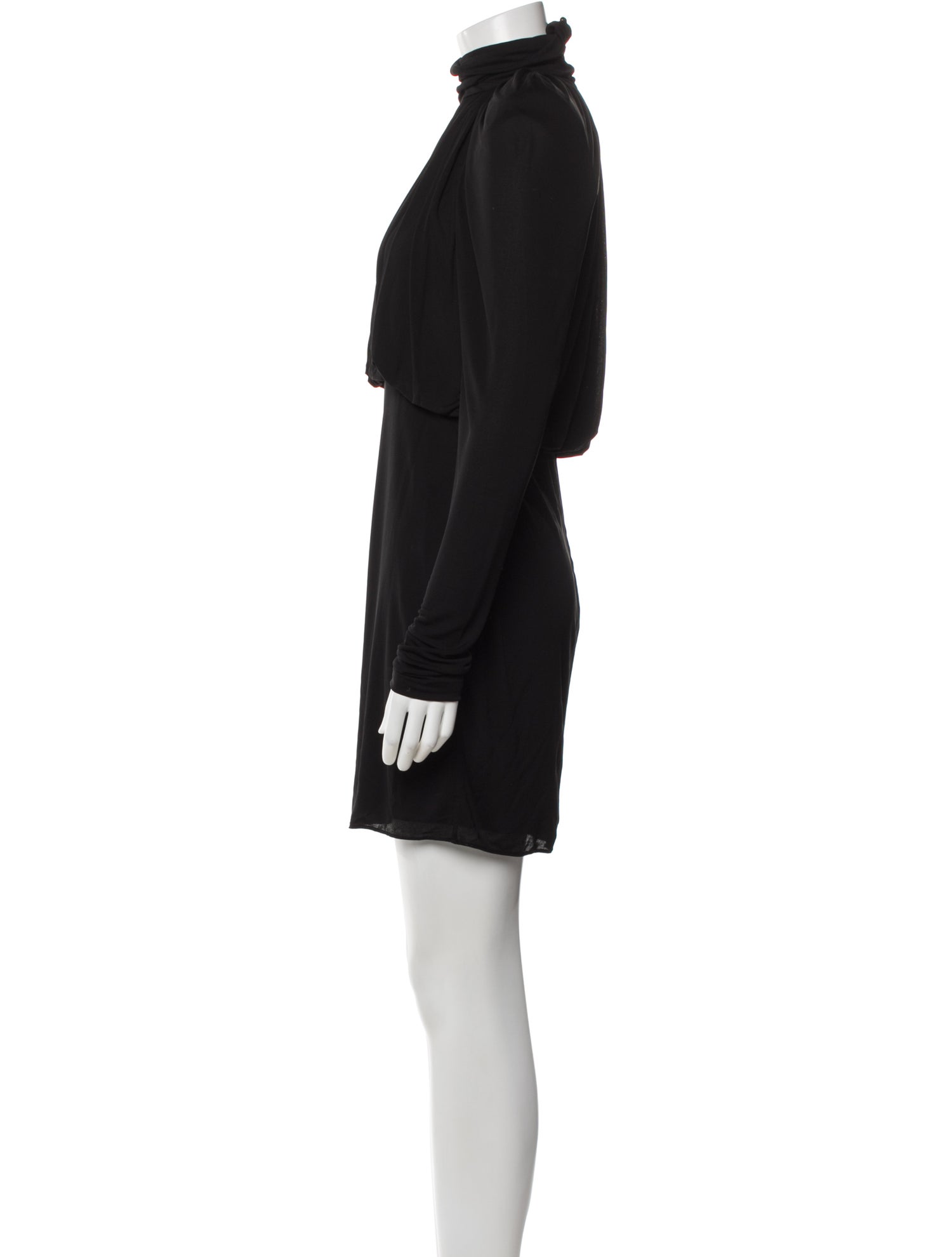 Saint Laurent Mock Neck Mini Dress w/ Tags