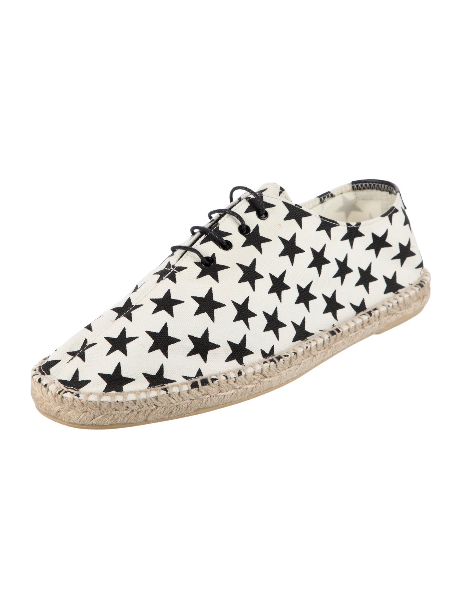 Saint Laurent Canvas Printed Espadrilles