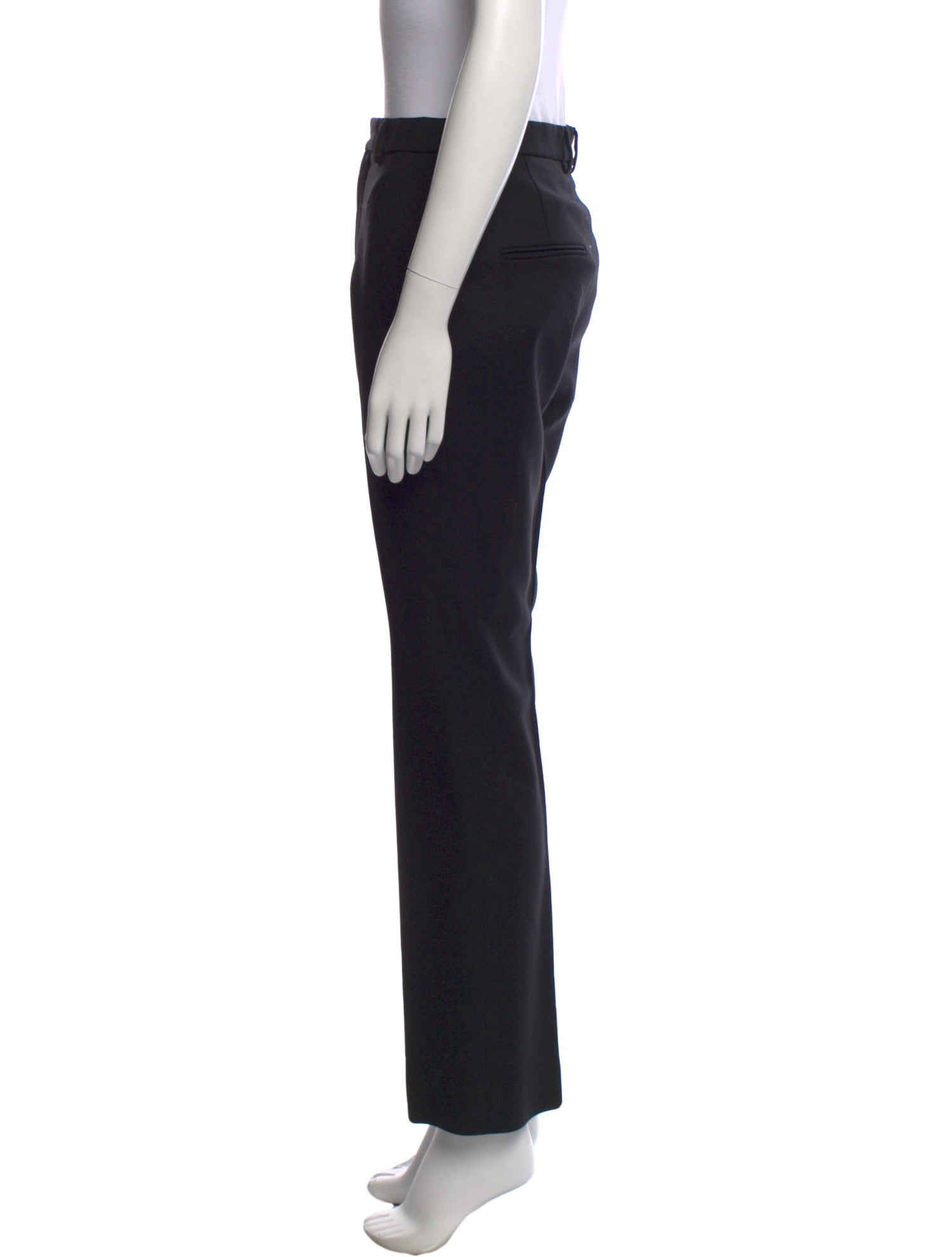 Saint Laurent Wool Straight Leg Pants