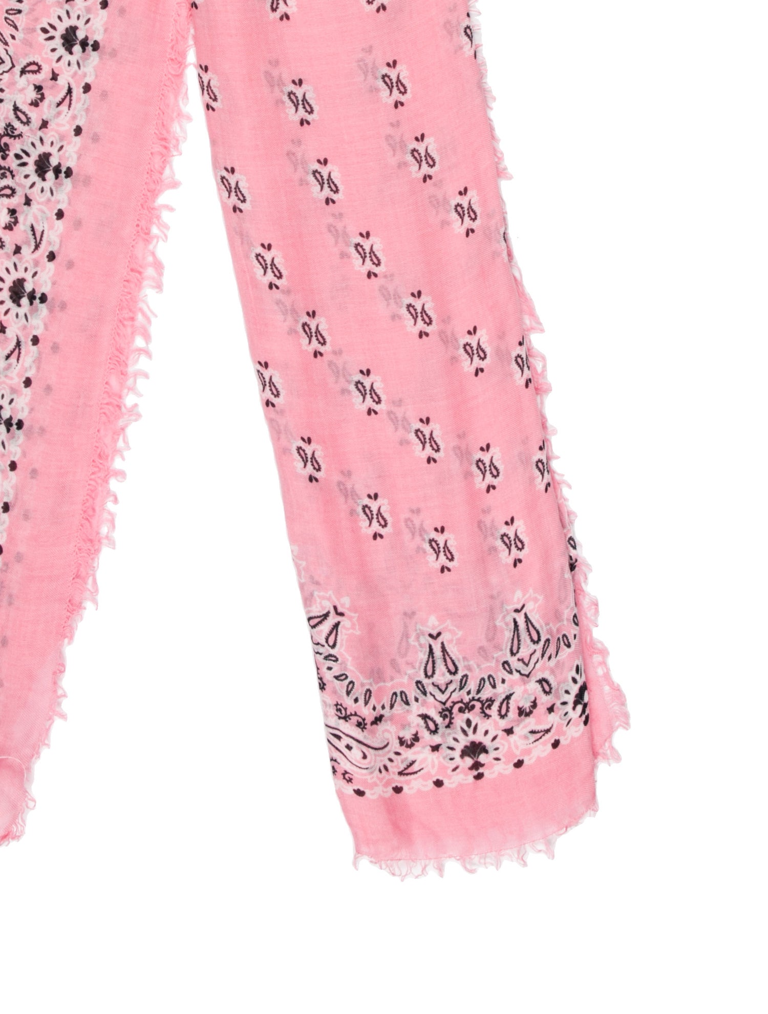 Saint Laurent Silk Paisley Print Scarf
