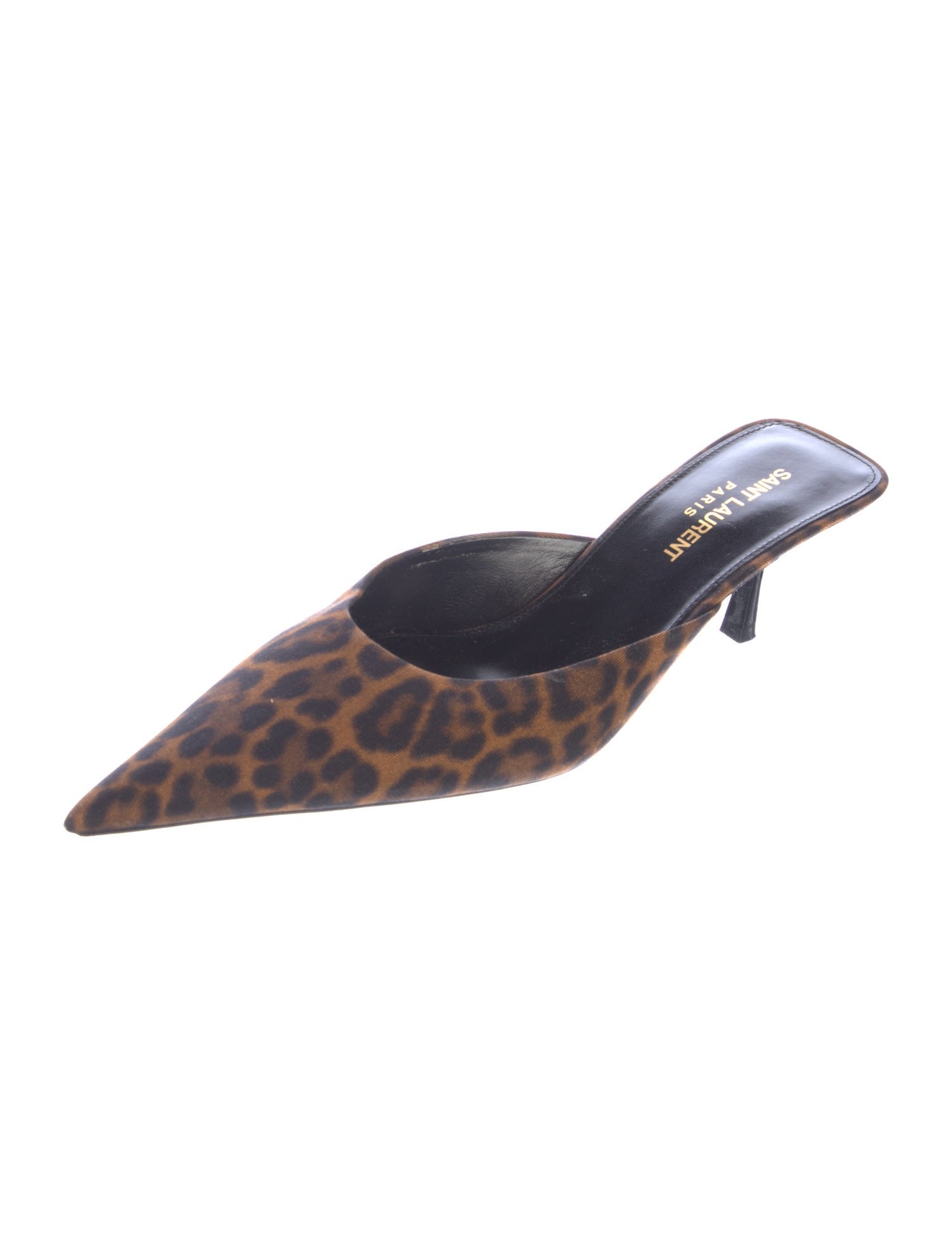 Saint Laurent Animal Print Mules