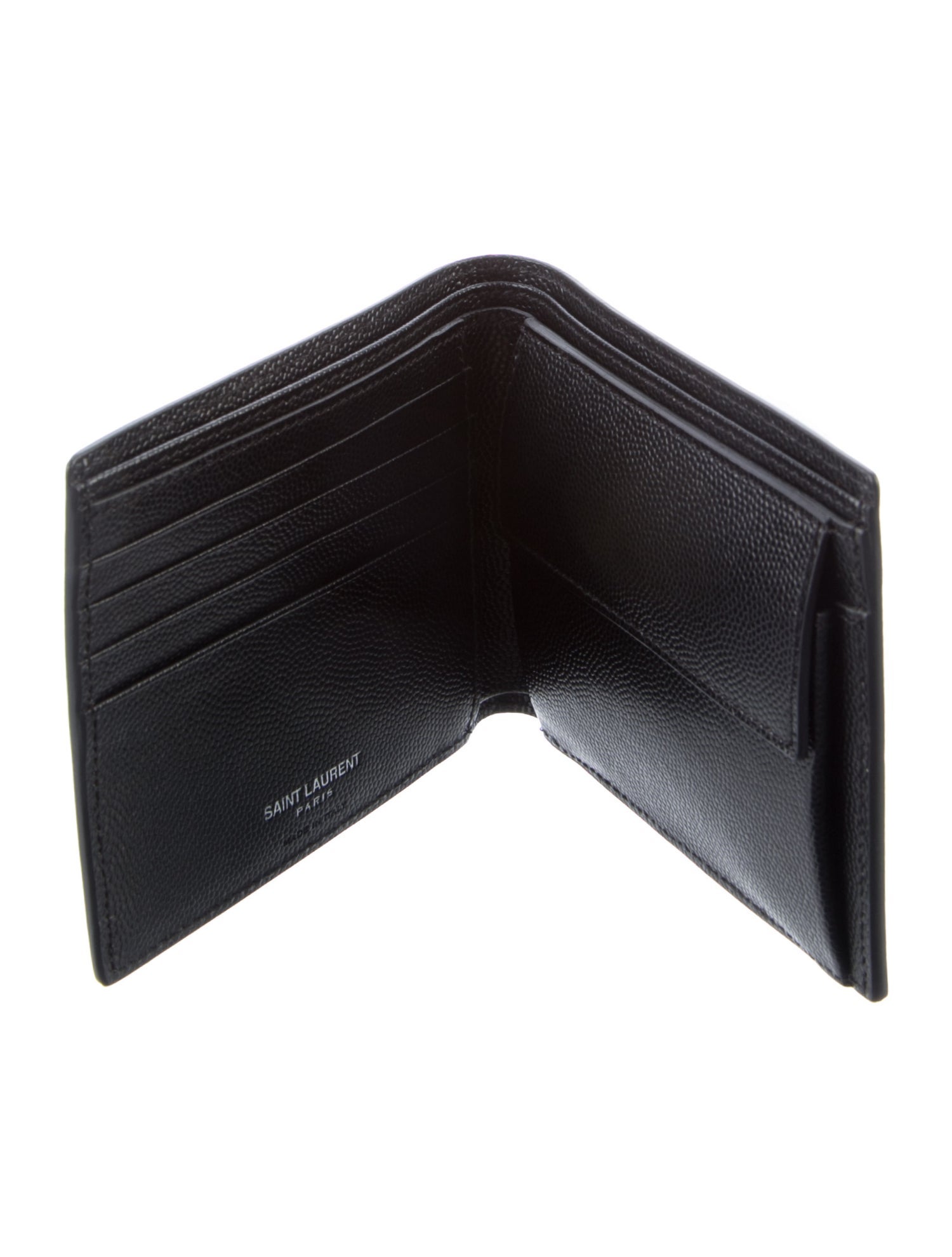 Saint Laurent 2014 Signature Logo Bifold Wallet