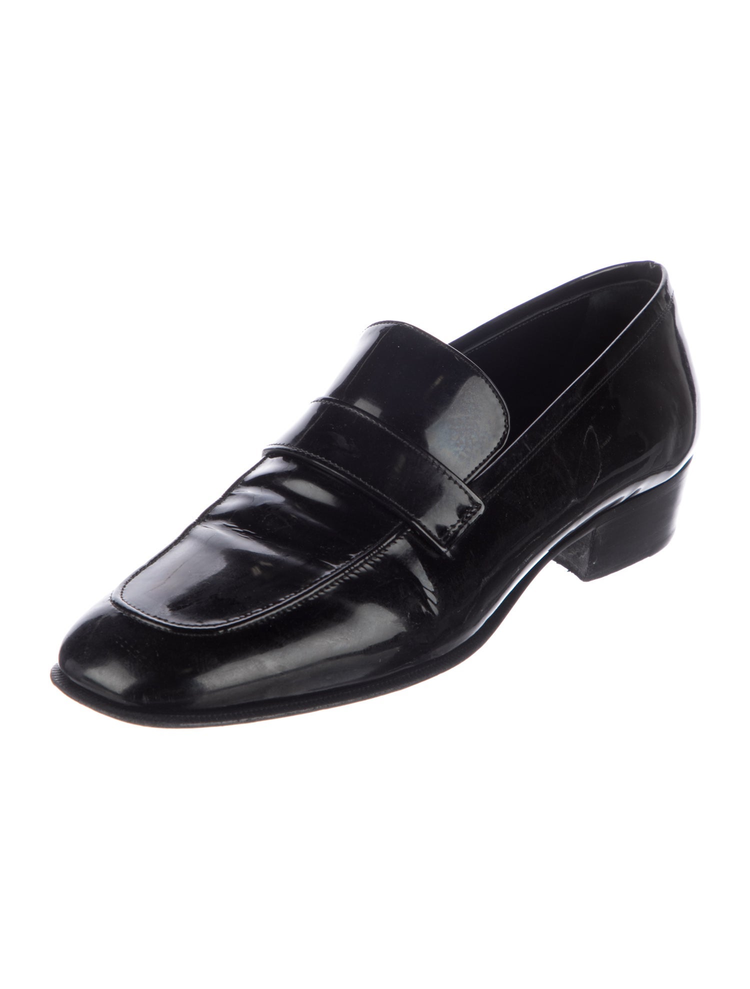Saint Laurent Patent Leather Dress Loafers