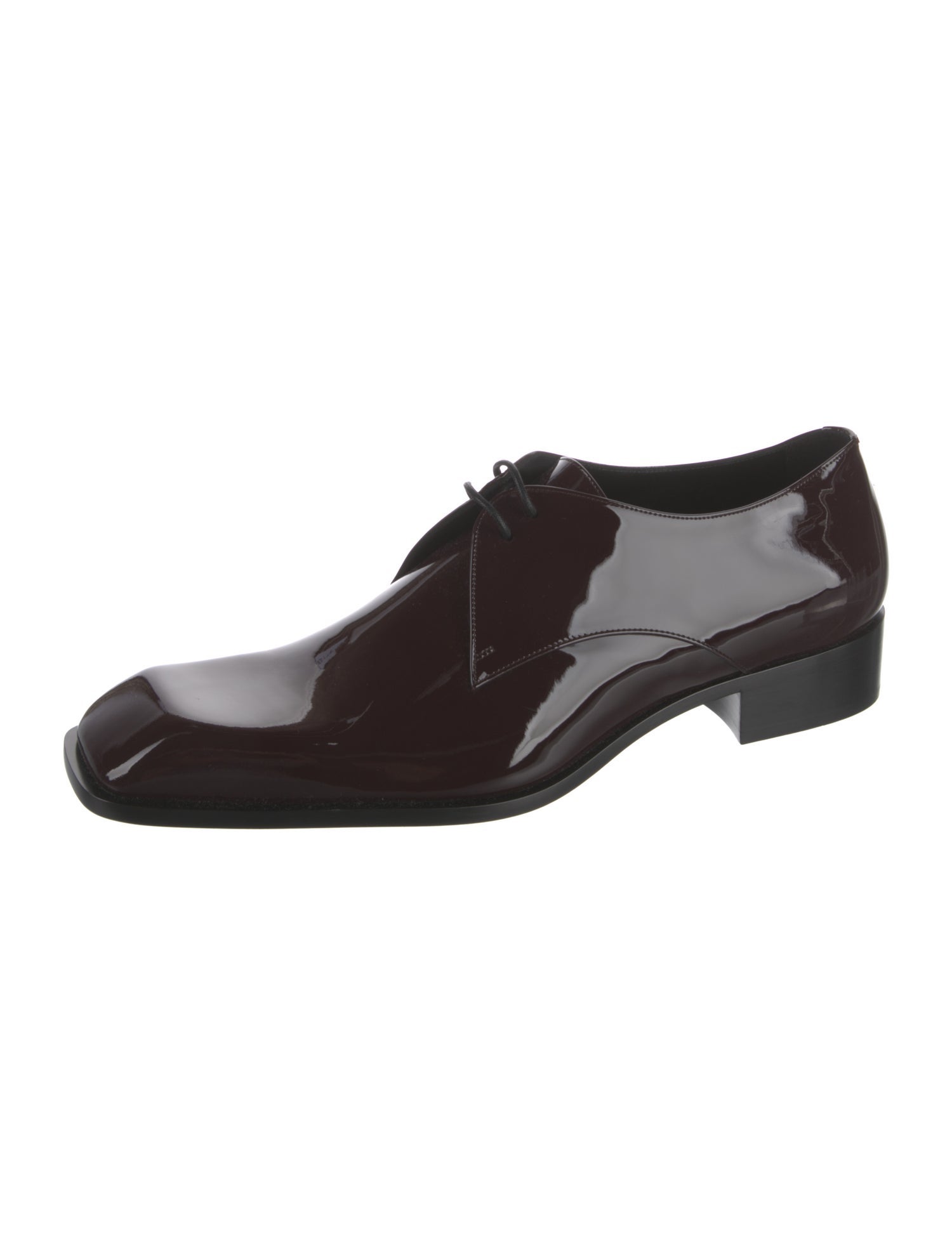Saint Laurent Patent Leather Derby Shoes