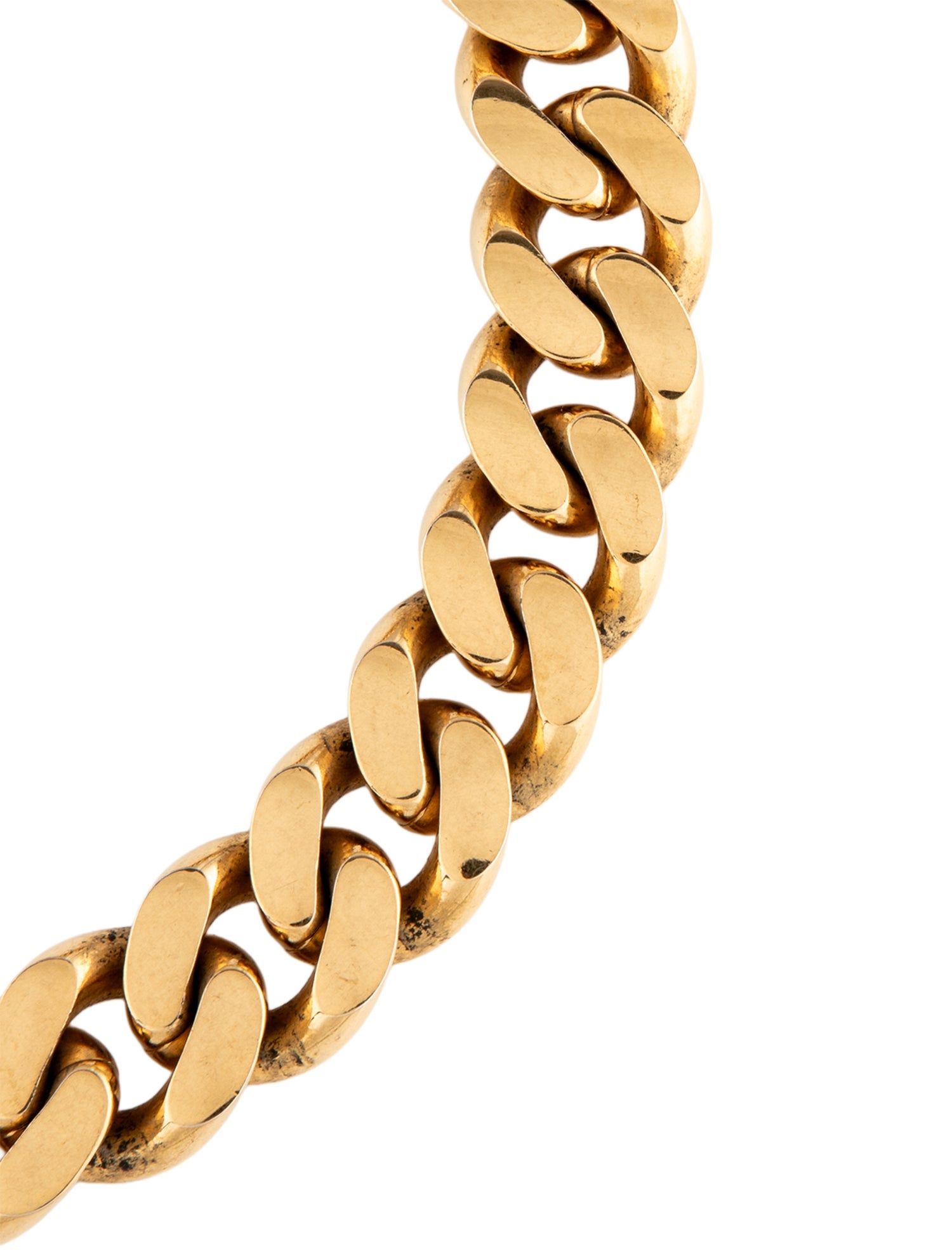 Saint Laurent Two-Tone Chain Necklace