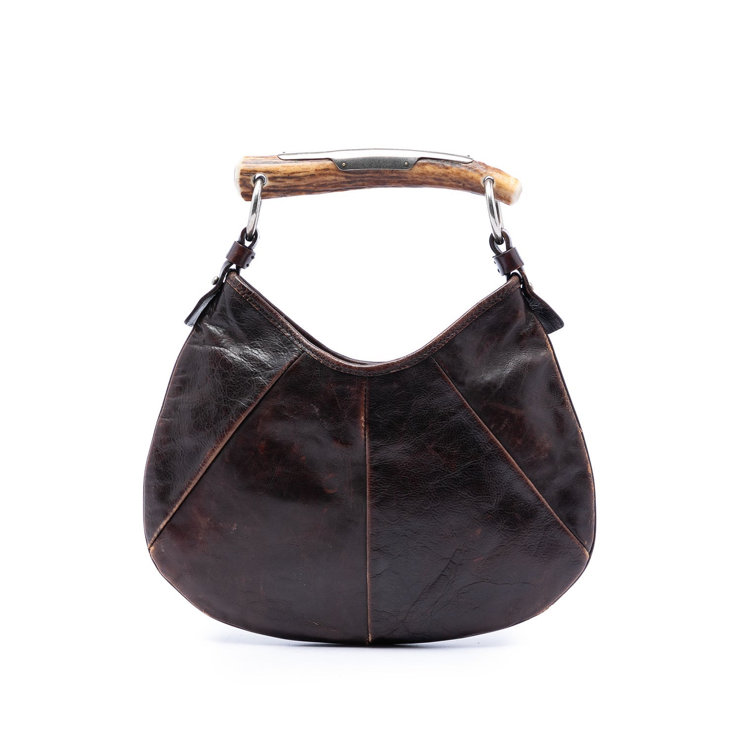 Saint Laurent Calf Leather Small Calfskin Mombasa Hobo