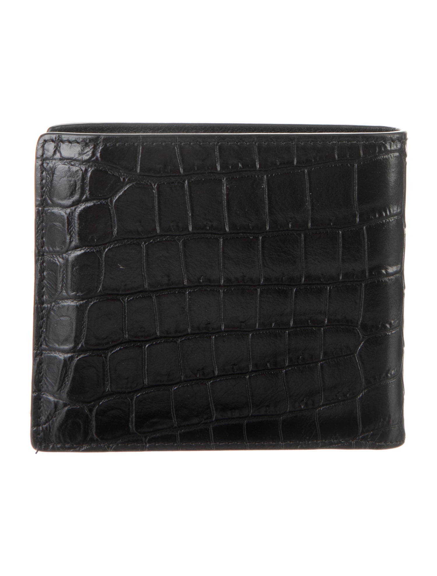 Saint Laurent 2021 Embossed Leather Bifold Wallet