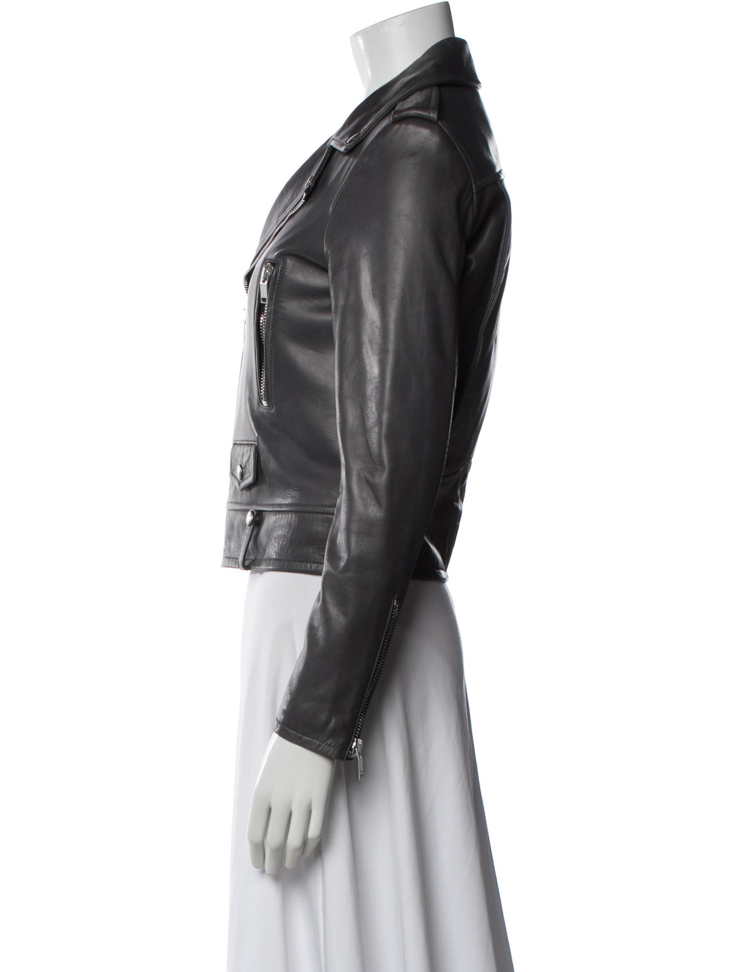 Saint Laurent Leather Biker Jacket