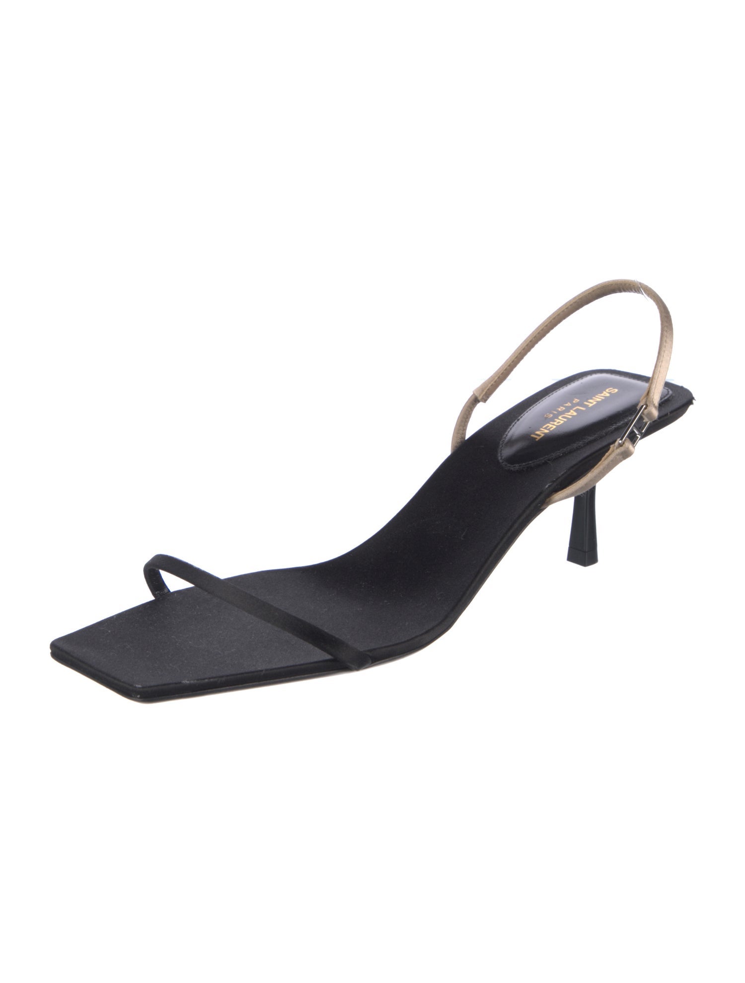 Saint Laurent Satin Sandals