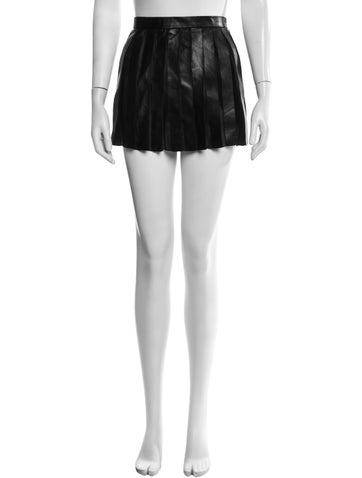Pre-owned Saint Laurent 2013 Mini Skirt In Black