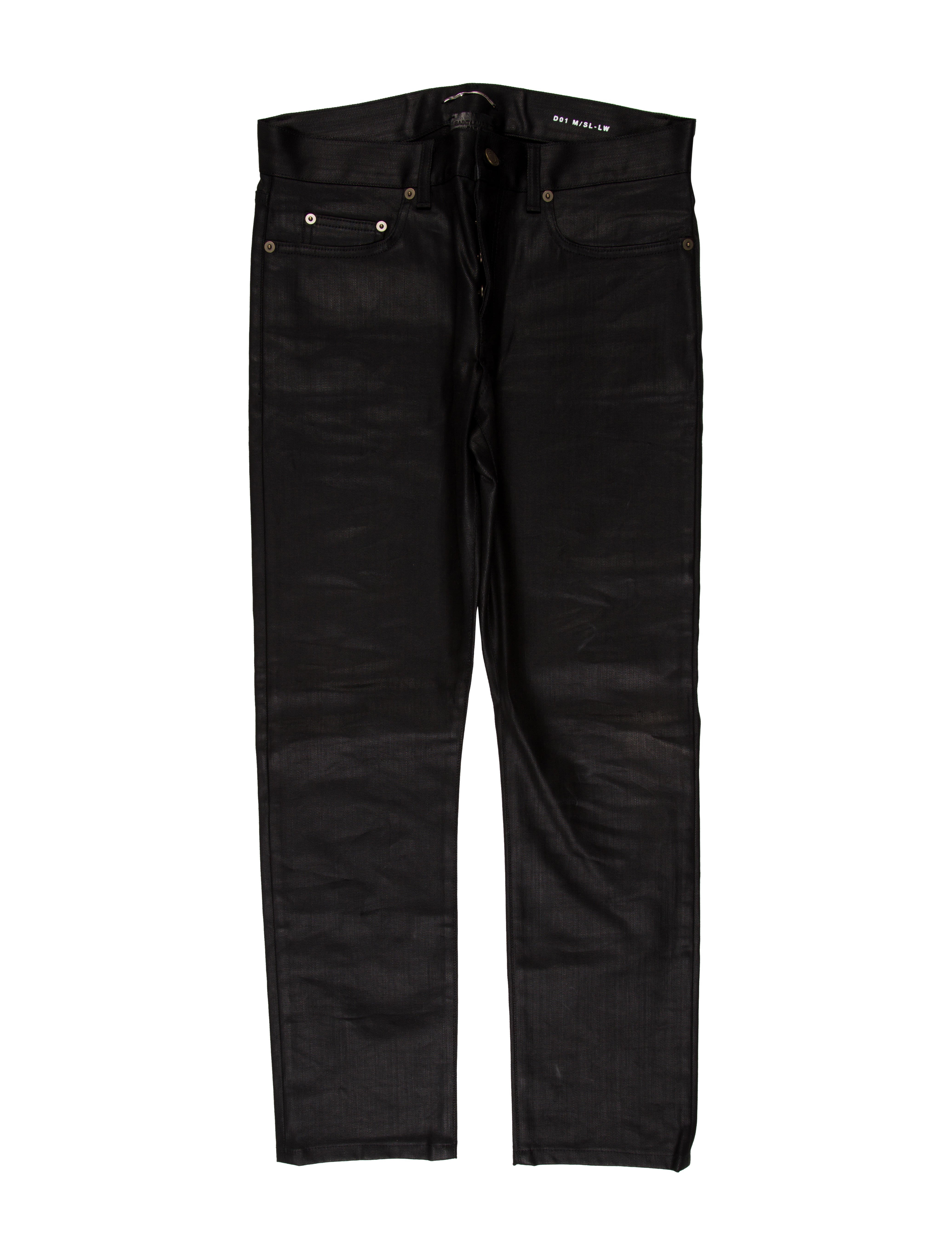 Saint Laurent D01 Waxed Jeans - 9.75