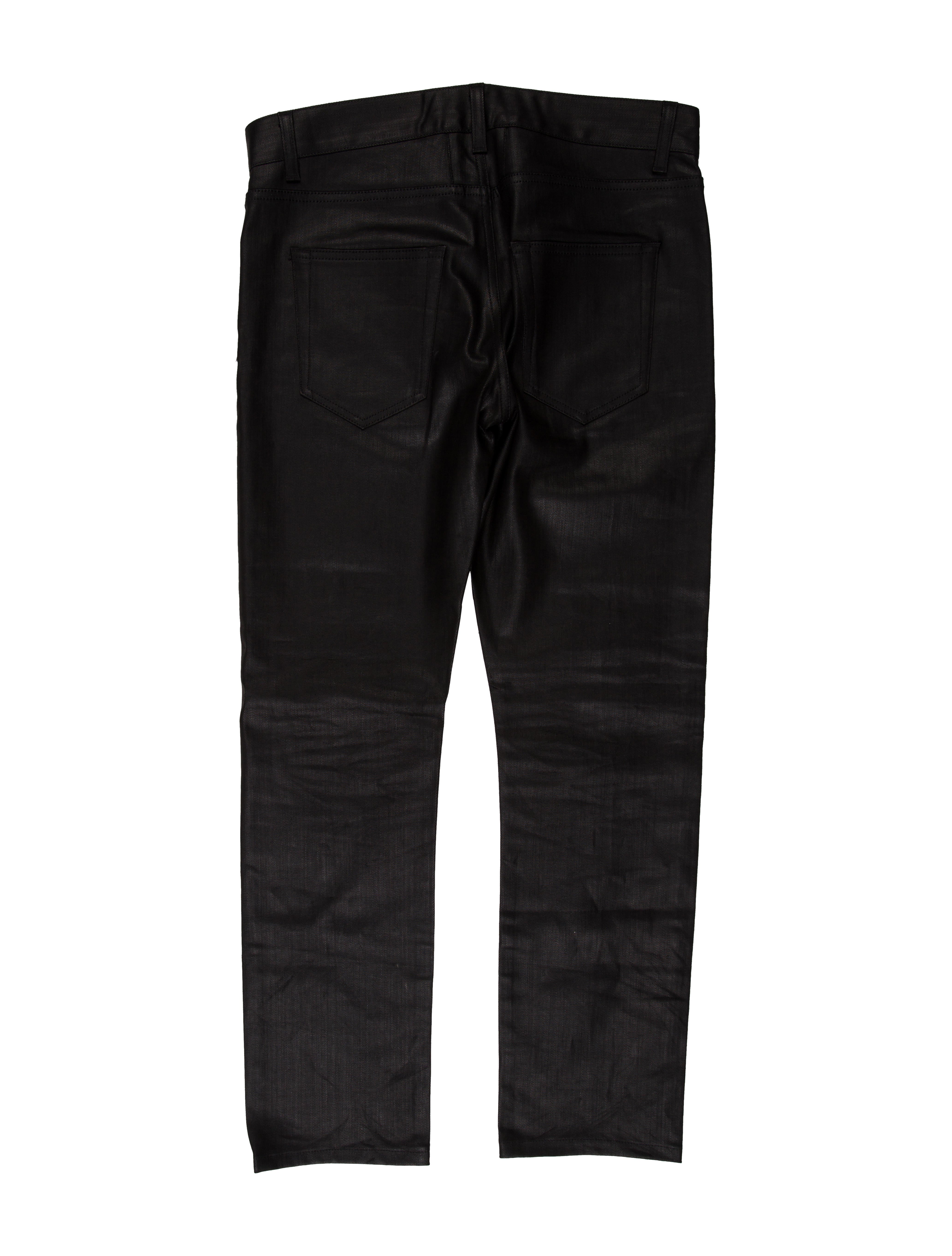 Saint Laurent D01 Waxed Jeans - 9.75