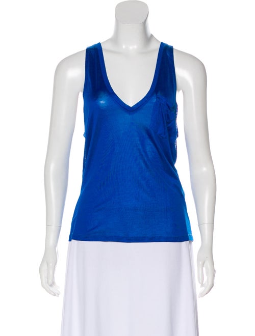 Saint Laurent Silk Knit Top