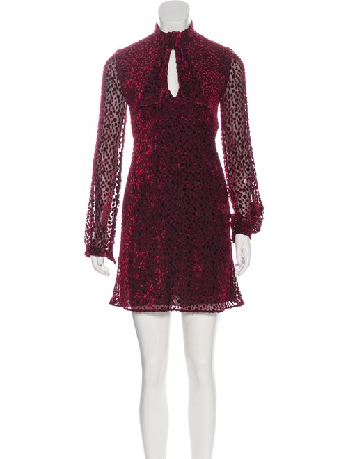 Saint Laurent 2018 Devore Dress