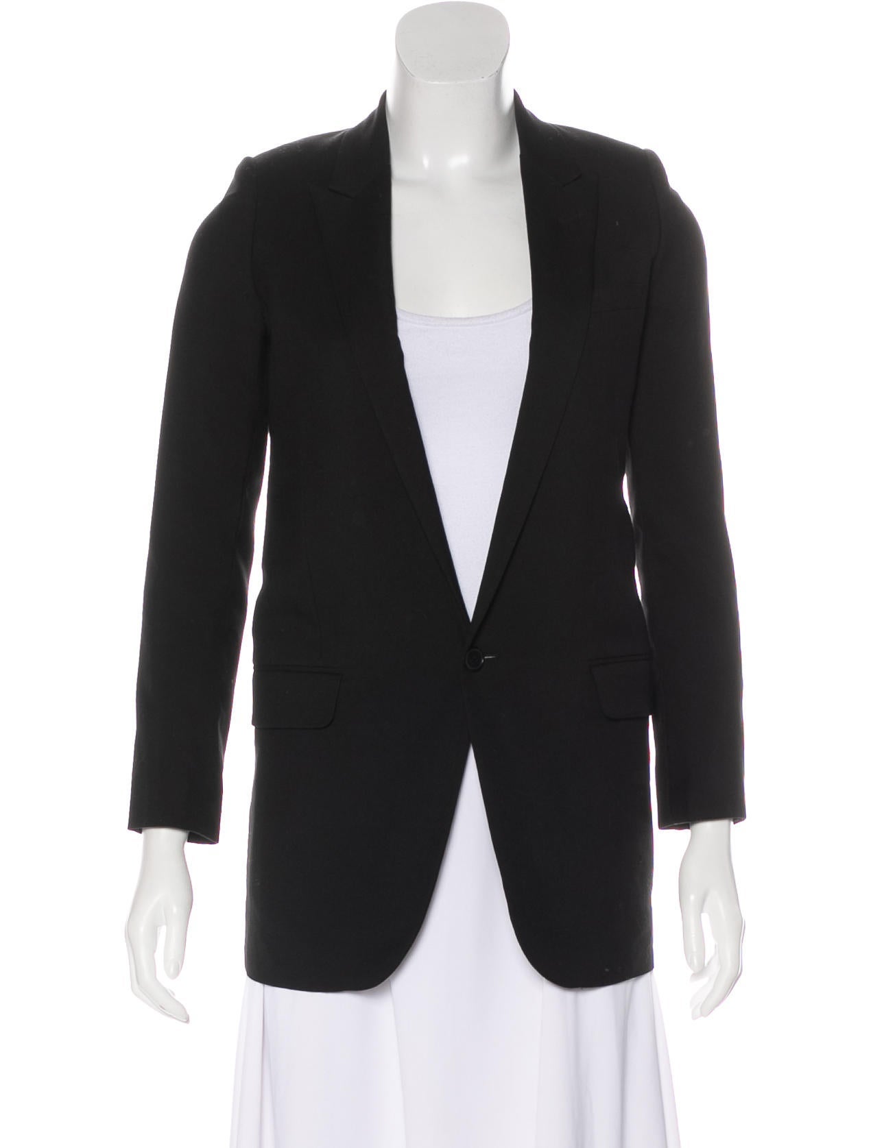 Saint Laurent Structured Virgin Wool Blazer