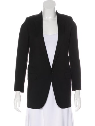 Saint Laurent Structured Virgin Wool Blazer