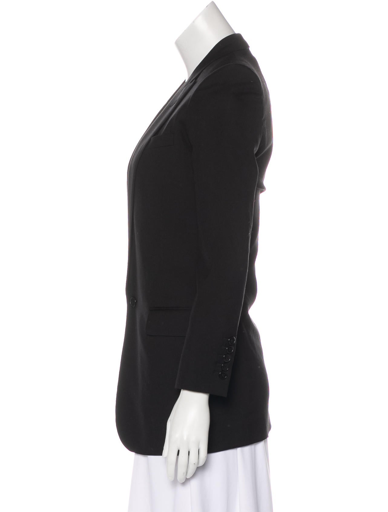 Saint Laurent Structured Virgin Wool Blazer