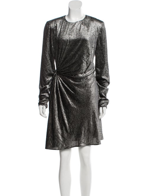 Saint Laurent 2018 Fil Coupé Dress w/ Tags Black