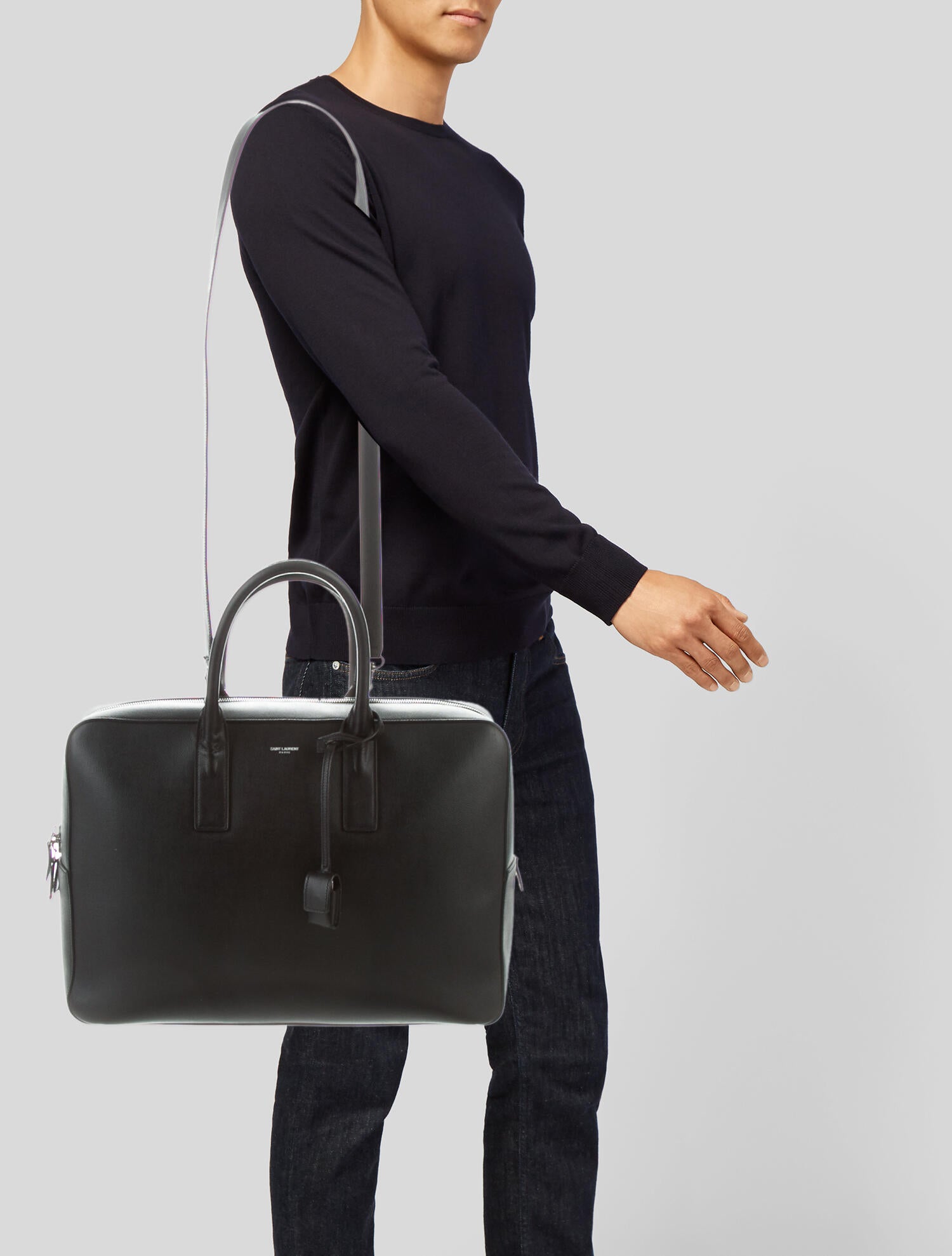 saint laurent museum briefcase