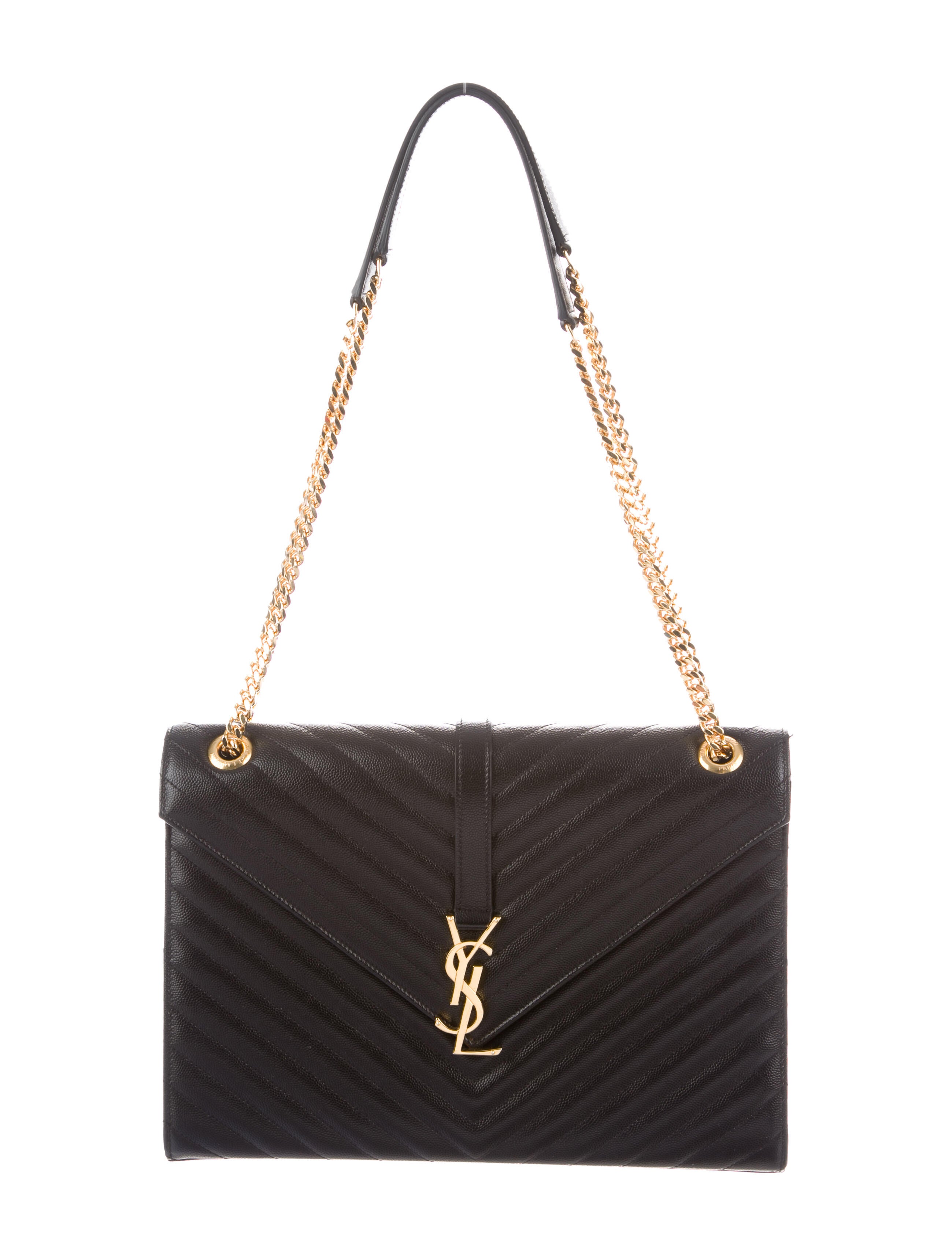 saint laurent chevron bag