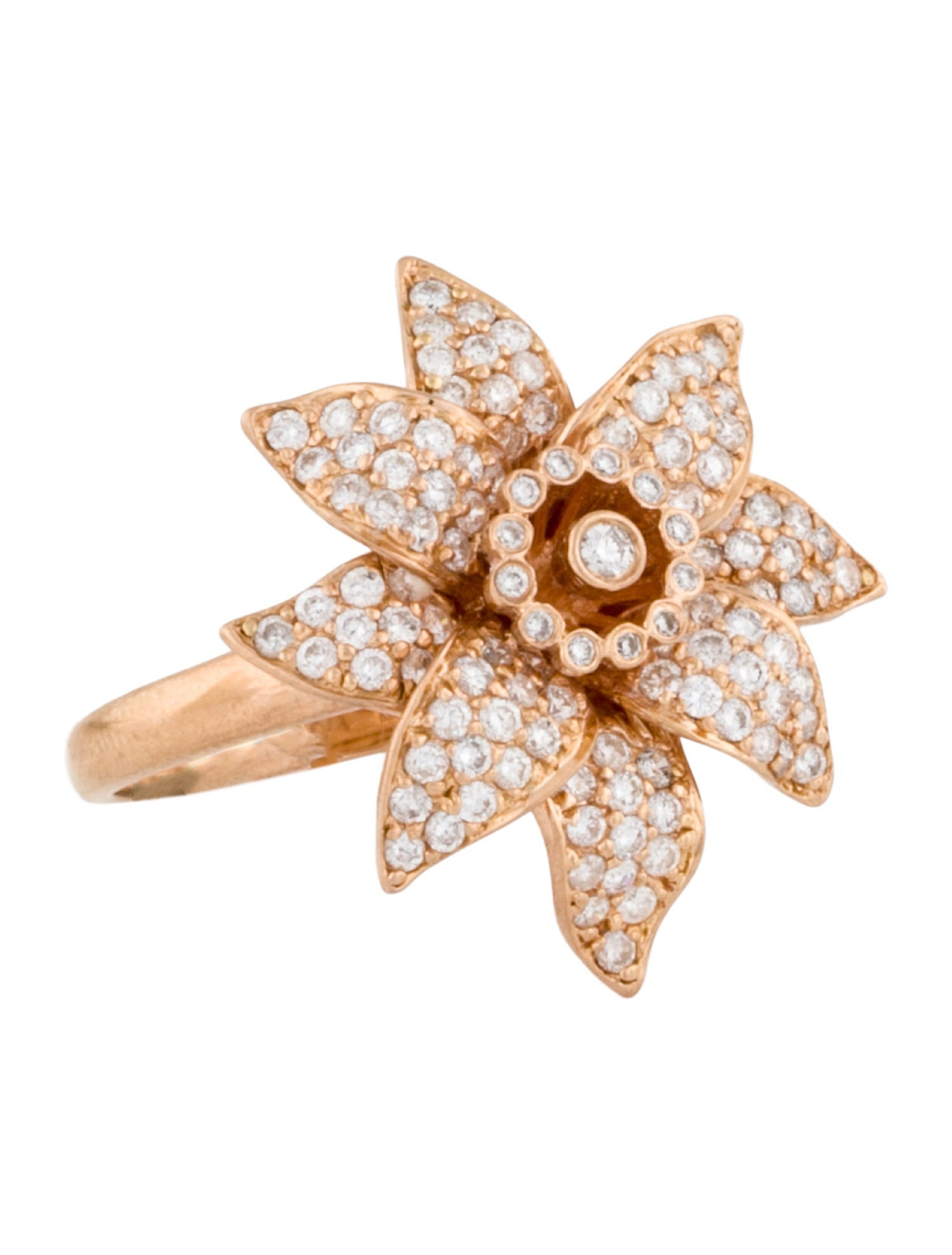 Sonia Bitton 18K Diamond Flower Ring