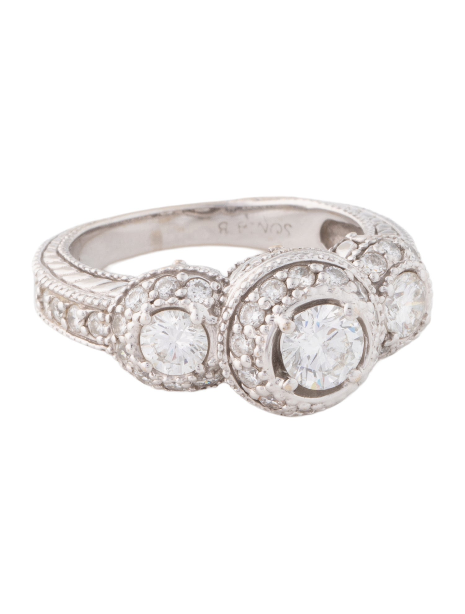 Sonia Bitton 1.53ctw Diamond Engagement Ring