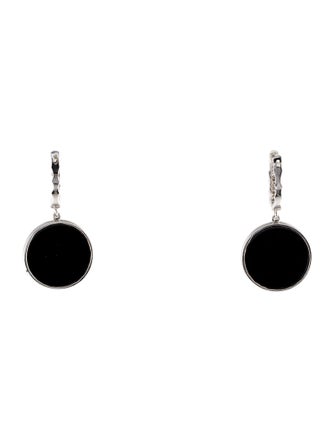 Sonia Bitton 14K Onyx & Diamond Drop Earrings