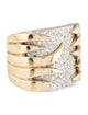 Sonia Bitton 14K Diamond Claw Cocktail Ring