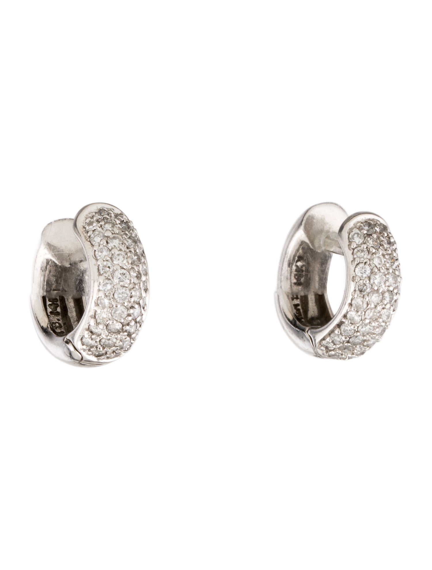 Sonia Bitton 14K Diamond Huggie Earrings