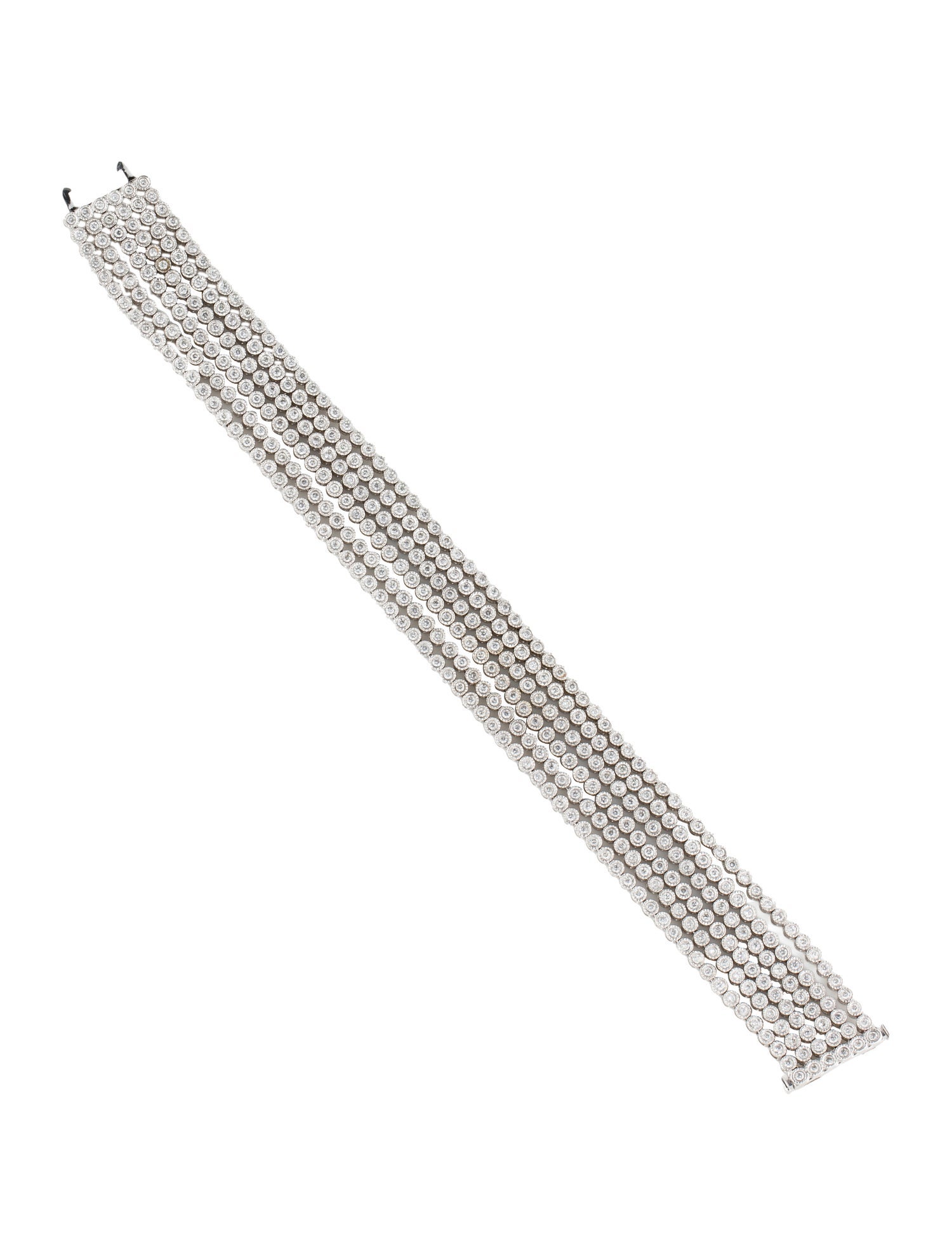 Sonia Bitton 18K 4.02ctw Diamond Multistrand Bracelet