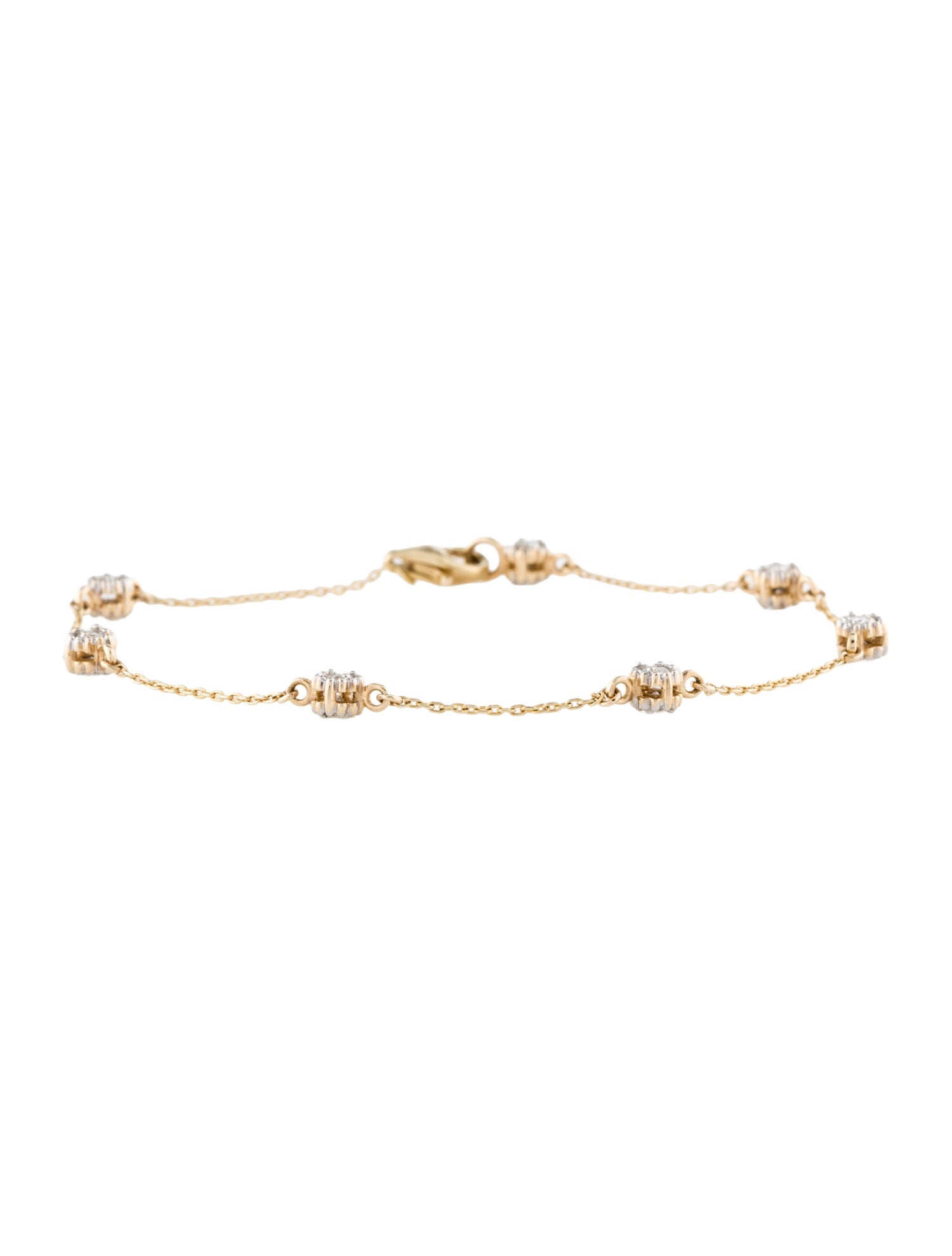 Sonia Bitton 14K Diamond Station Bracelet