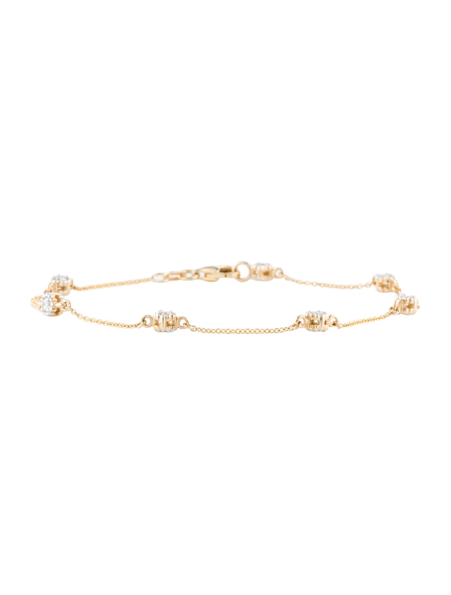 Sonia Bitton 14K Diamond Station Bracelet