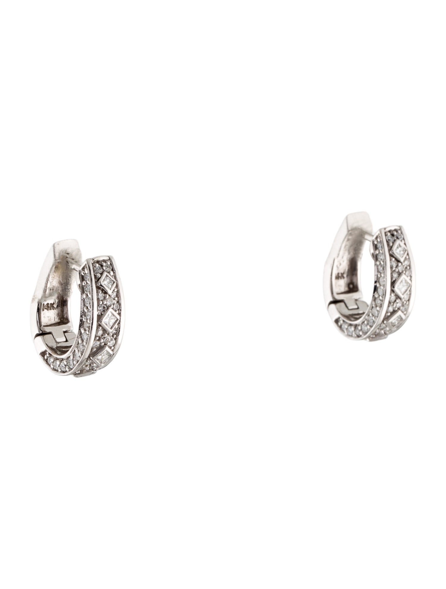 Sonia Bitton 14K 1.17ctw Diamond Mini Huggie Earrings