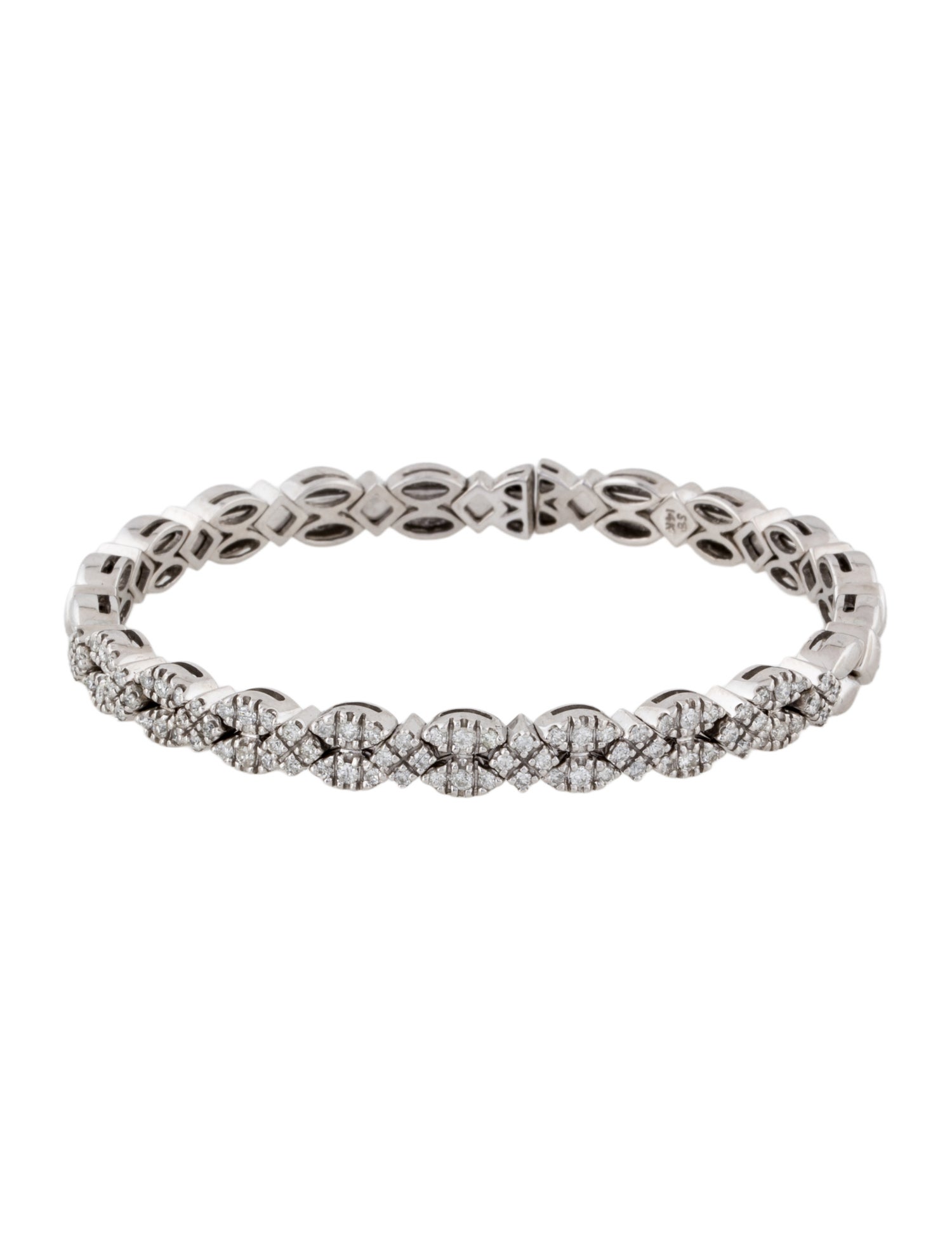 Sonia Bitton 14K 1.34ctw Diamond Flex Bracelet