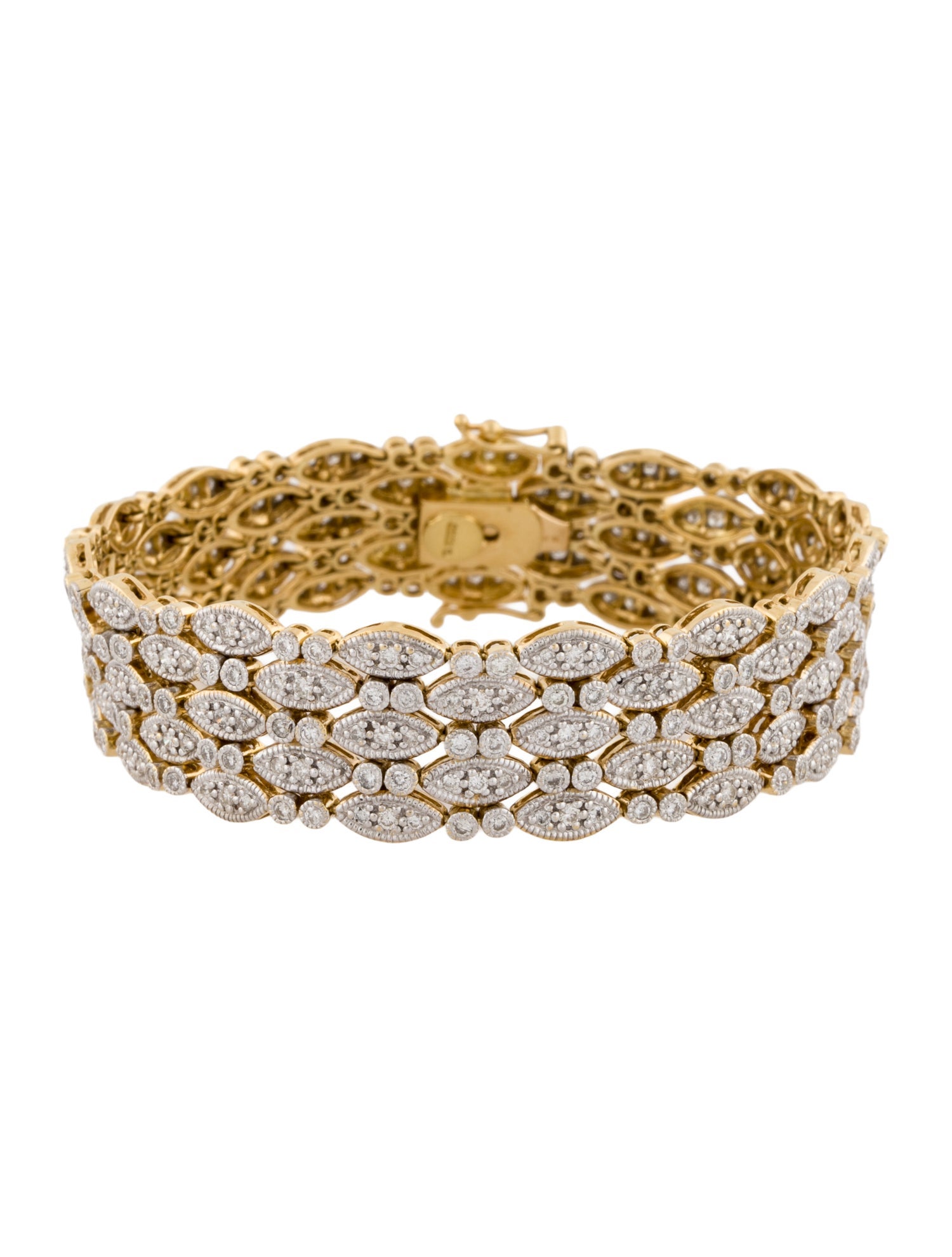 Sonia Bitton 18K 3.15ctw Diamond Link Bracelet