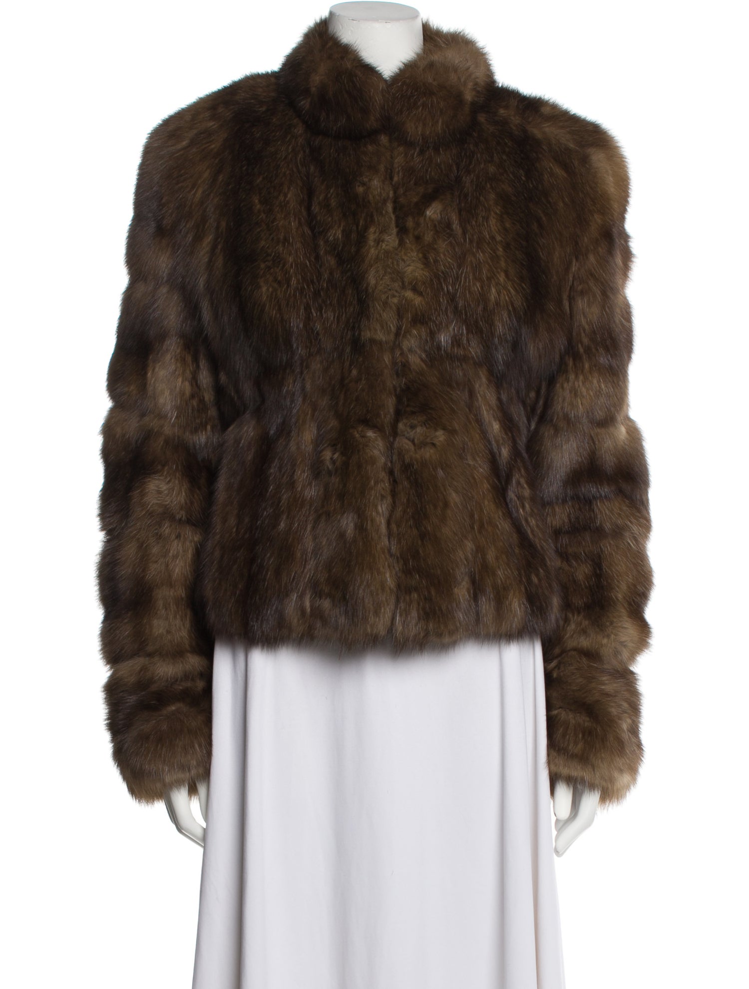 SOJUZPUSHNINA Sable Fur Jacket