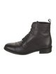 Scarosso Leather Combat Boots