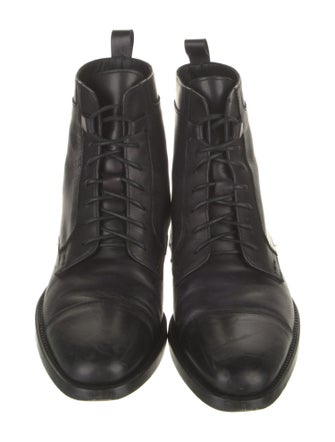Scarosso Leather Combat Boots