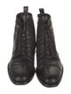 Scarosso Leather Combat Boots