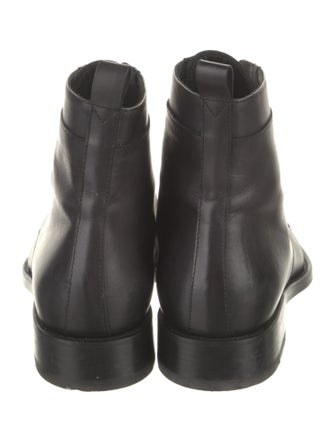 Scarosso Leather Combat Boots