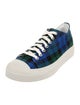 Sofie D'Hoore Wool Plaid Print Sneakers