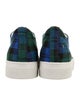 Sofie D'Hoore Wool Plaid Print Sneakers